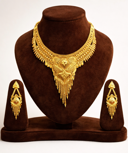 5 Year Color guaranteed Dubai Gold Plate Set